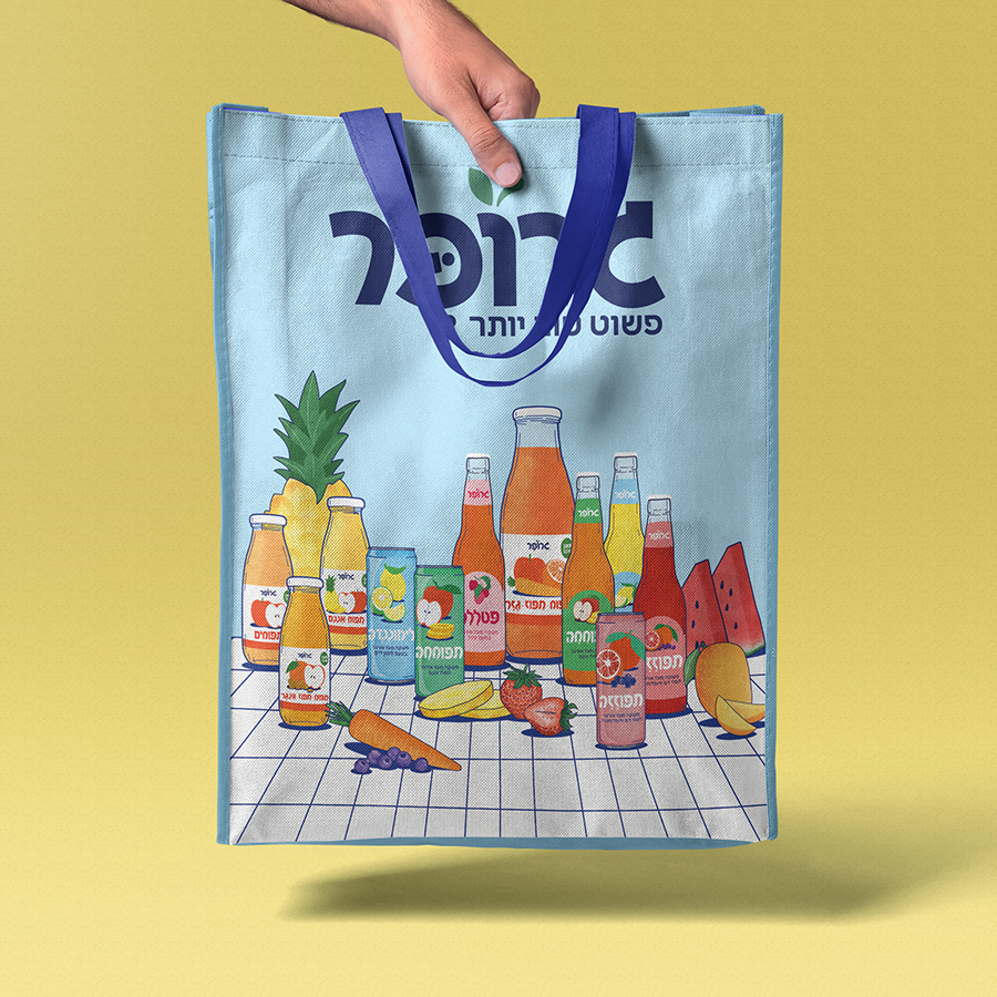 תיק תרמי בעיצוב גרופרי - drinkzeho.com