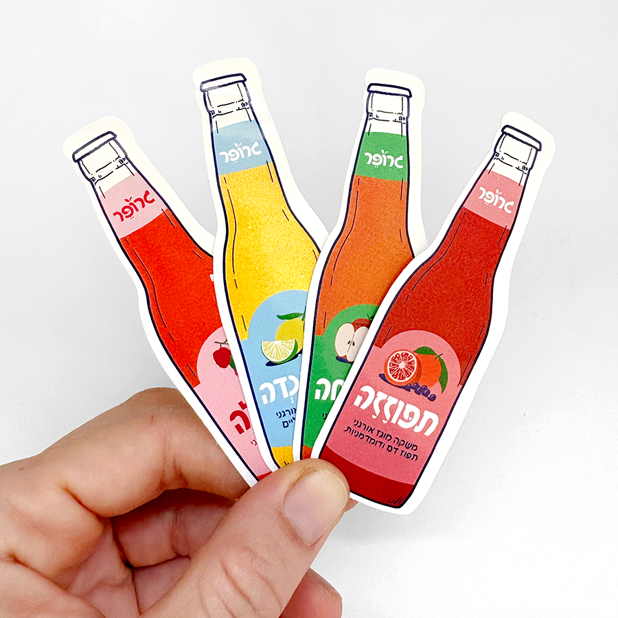 סט מדבקות גרופר - drinkzeho.com