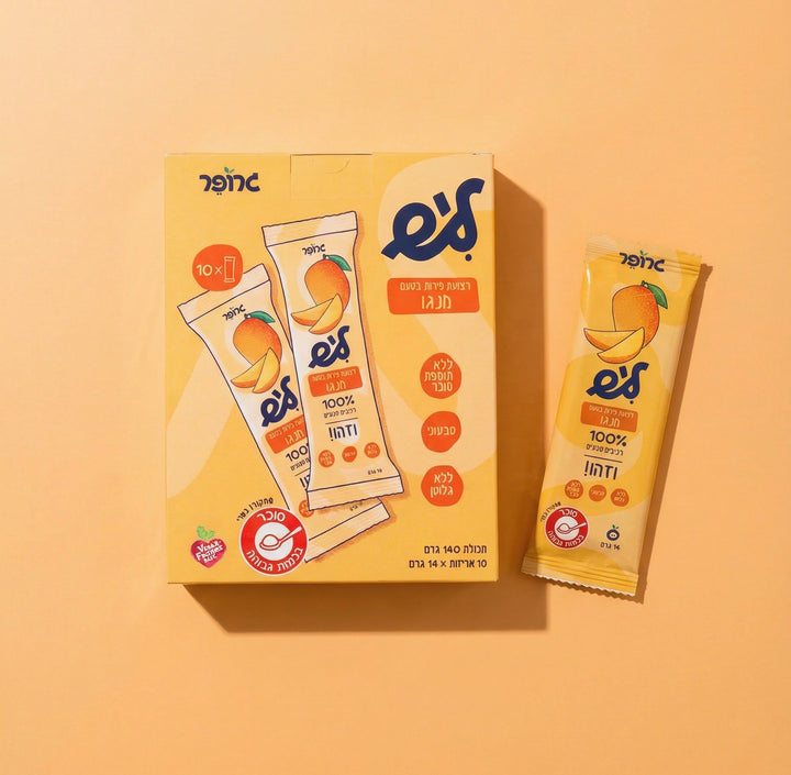 ליש - רצועת פירות בטעם מנגו - drinkzeho.com