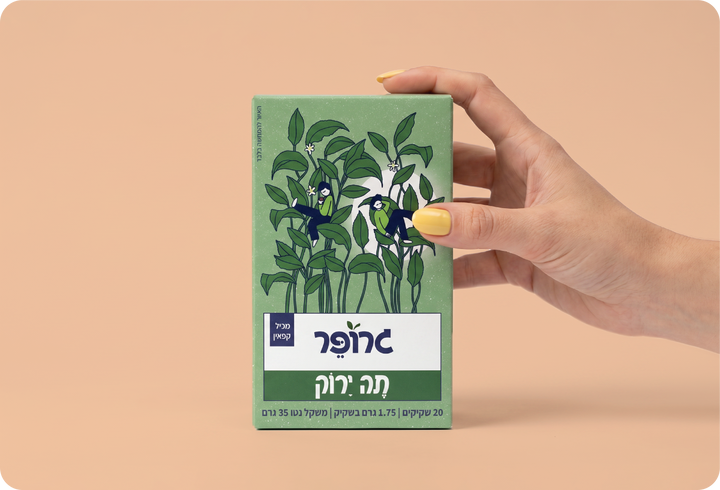 תה ירוק אורגני - מארז 4