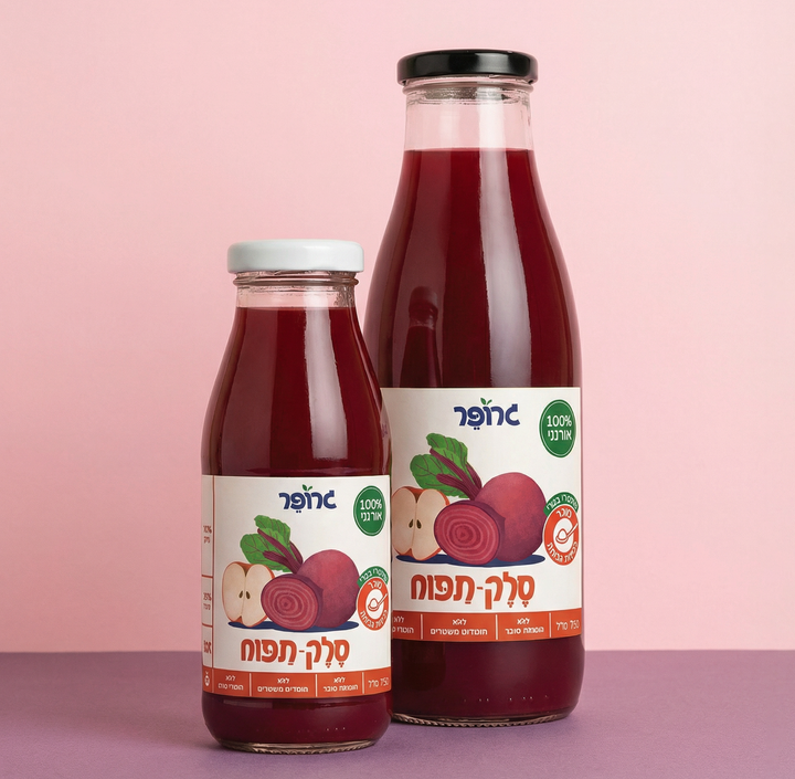 תפוח סלק - מארז בקבוקי זכוכית